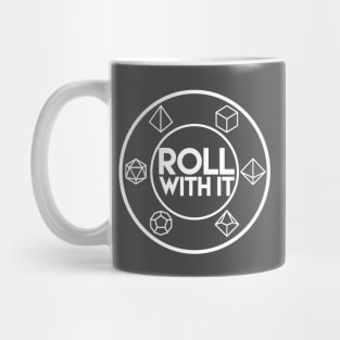 Roll With It DnD White Mug